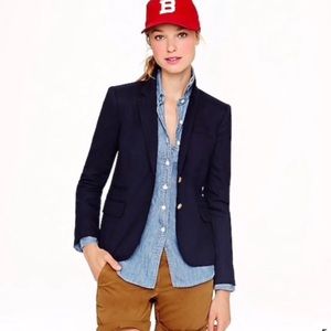 J. Crew Navy Blazer with Gold Buttons